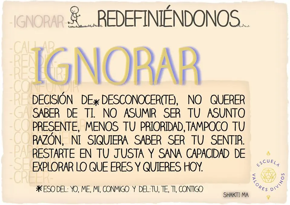 IGNORAR