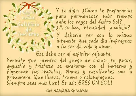 Solsticio de Invierno 2015