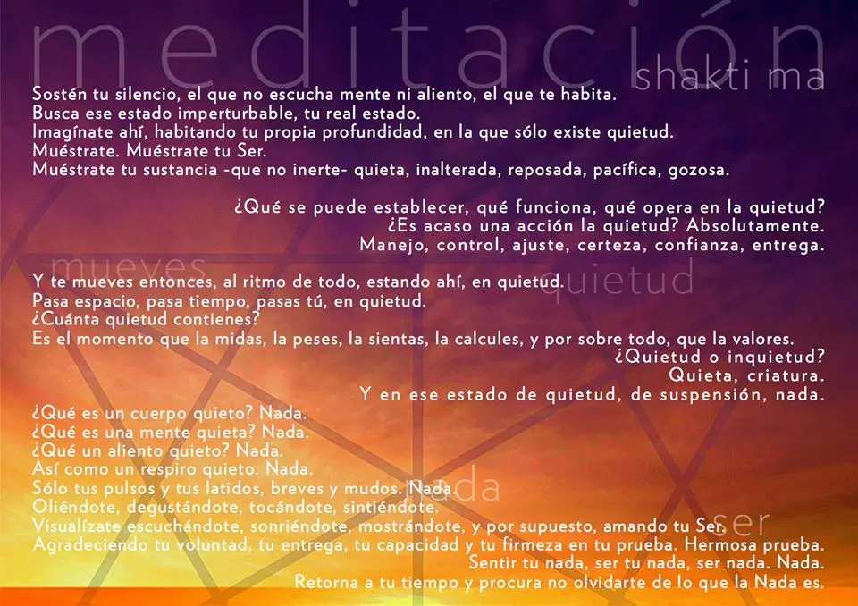 Sostén tu Silencio.