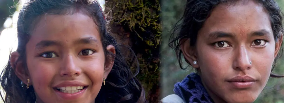La niña hindú