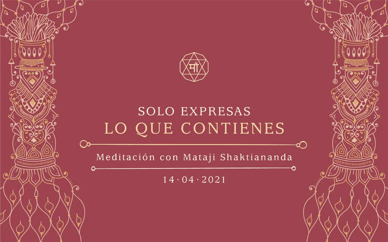 Solo expresas lo que contienes