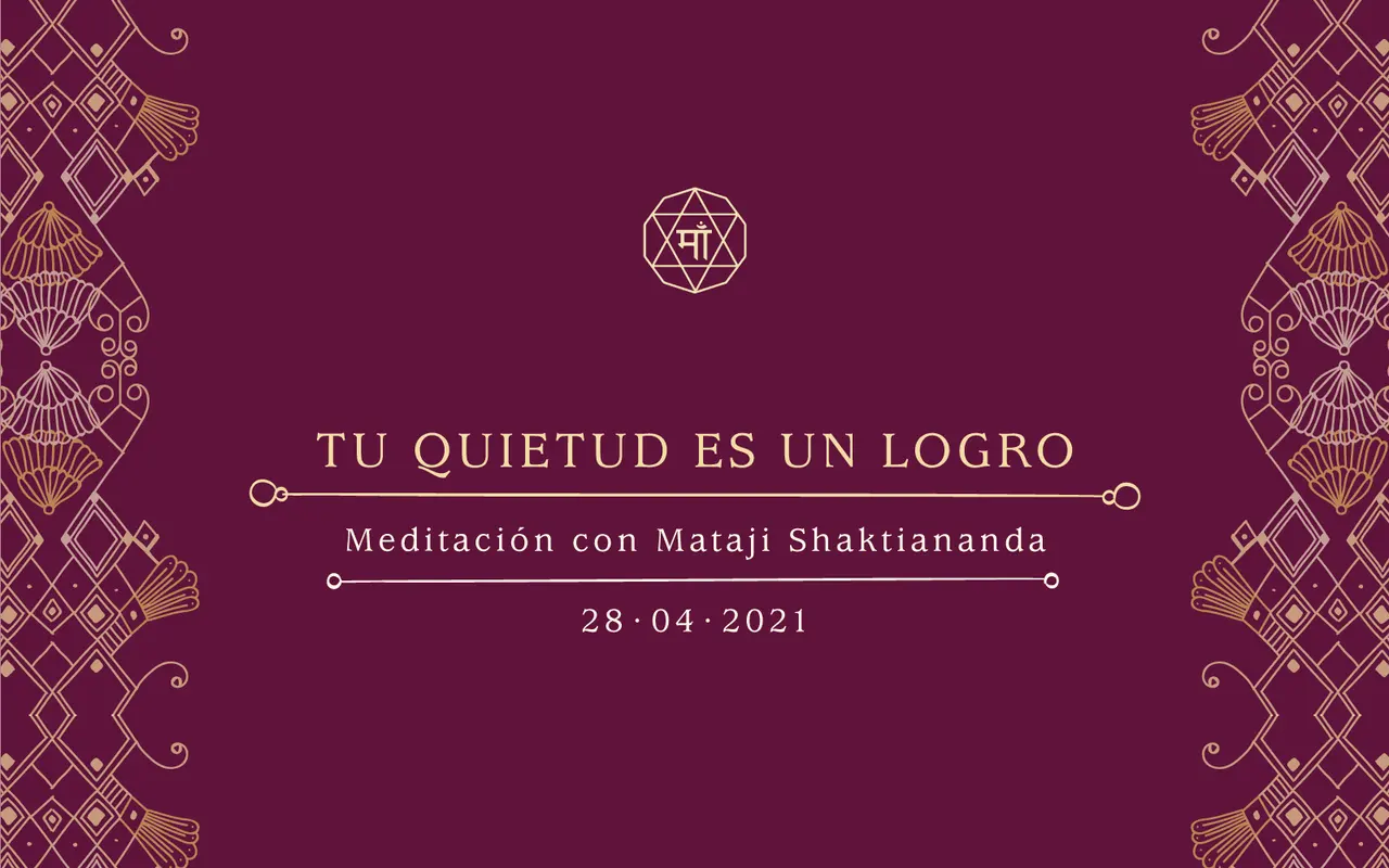 Tu quietud es un logro
