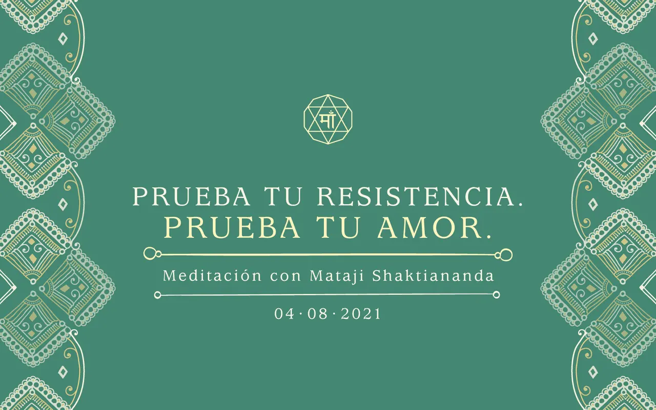 Prueba tu resistencia. Prueba tu amor