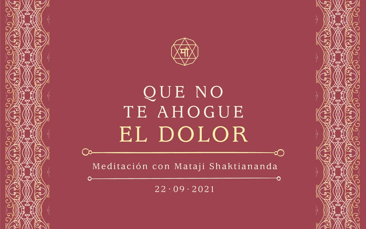 Que no te ahogue el dolor