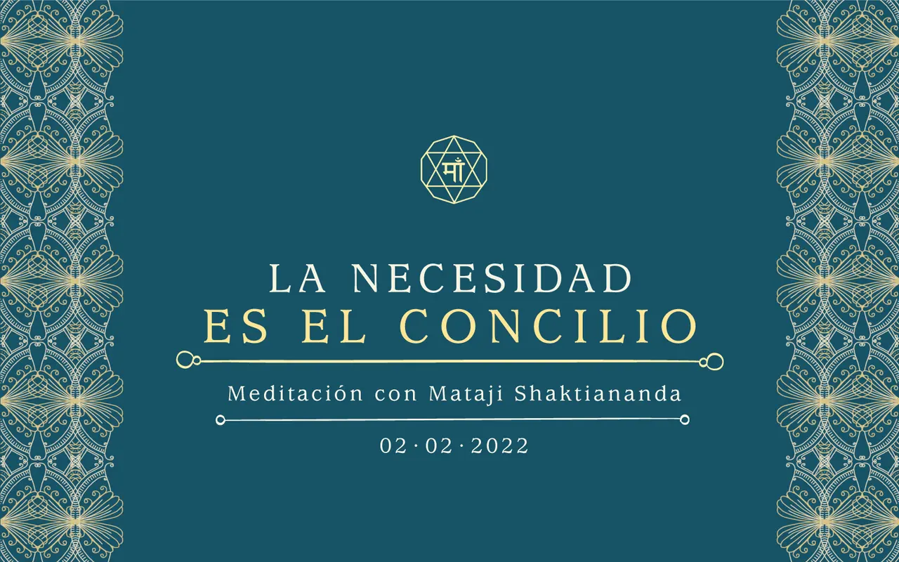 La necesidad es el concilio