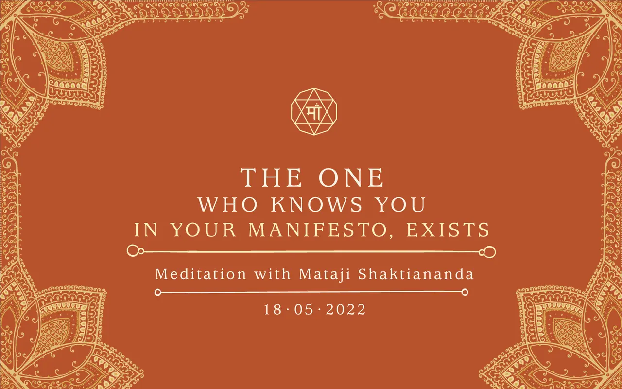 The One Who Knows You in Your Manifesto, Exists