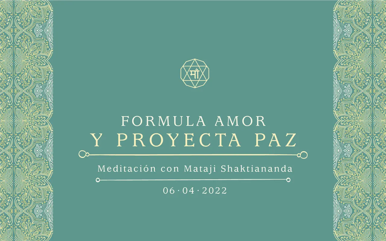 Formula amor y proyecta paz