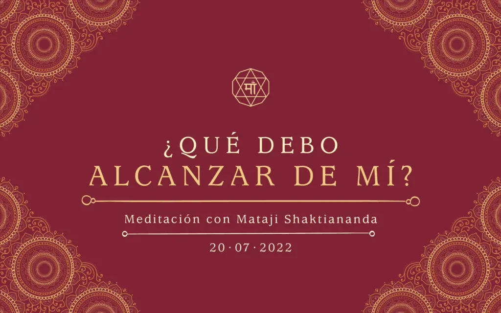 ¿Qué debo alcanzar de mí?