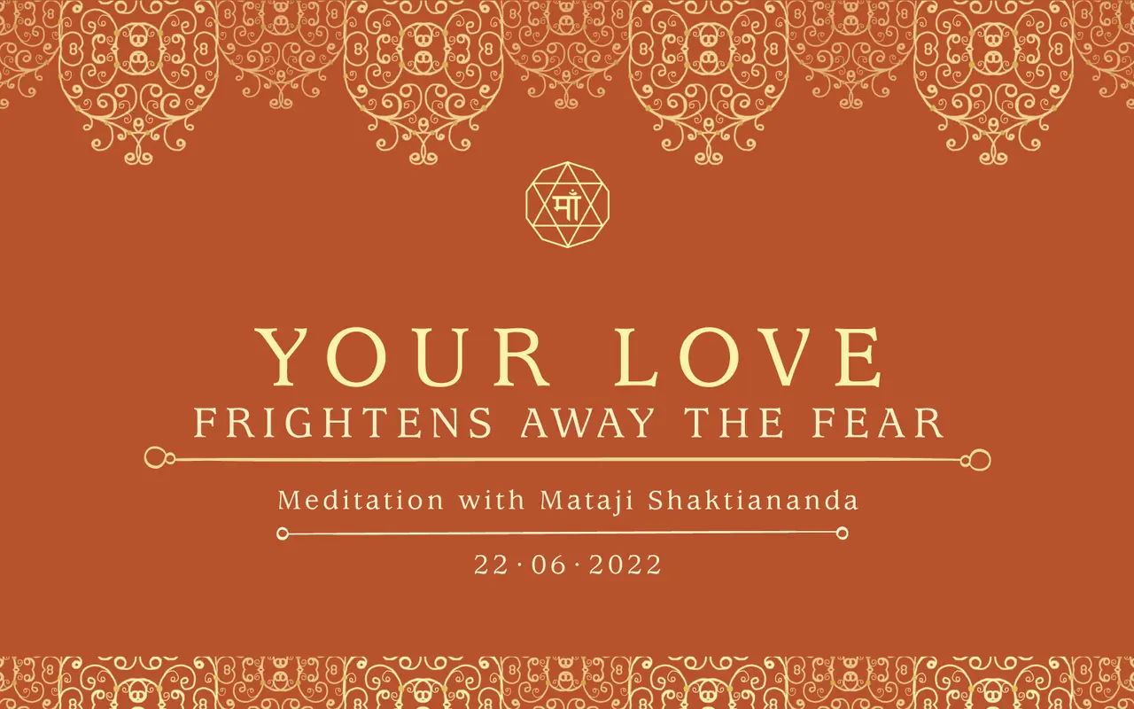 Your Love Frightens Away the Fear