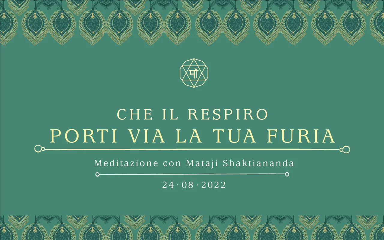 Che il respiro porti via la tua furia