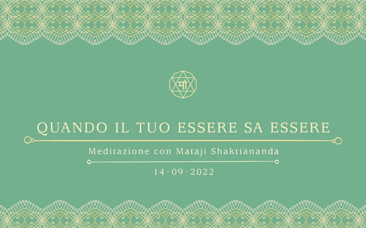 Quando il tuo Essere sa essere