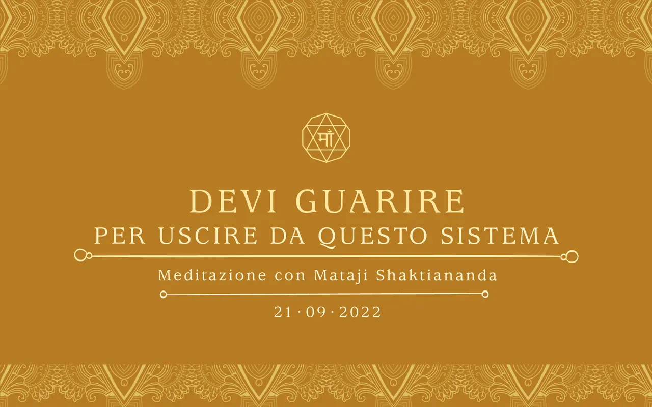 Devi guarire per uscire da questo sistema