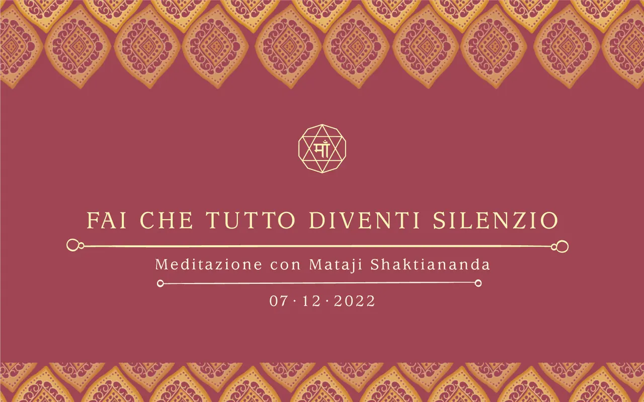 Fai che tutto diventi silenzio