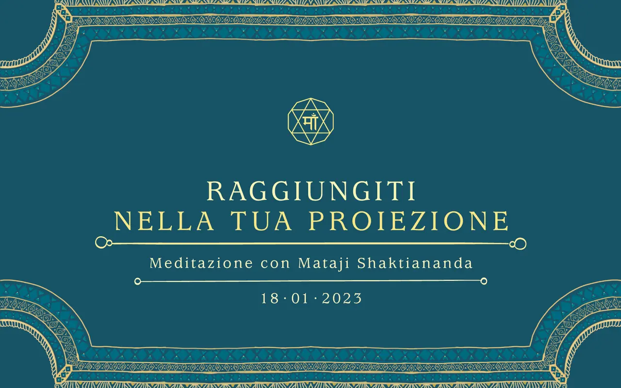 Raggiungiti nella tua proiezione