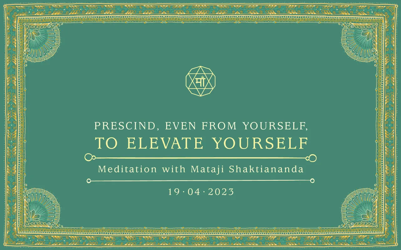 Prescind, Even From Yourself