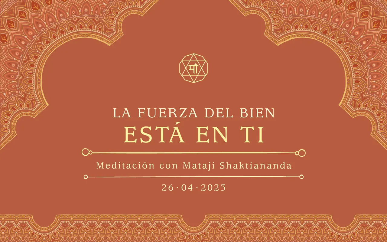 La fuerza del bien está en ti