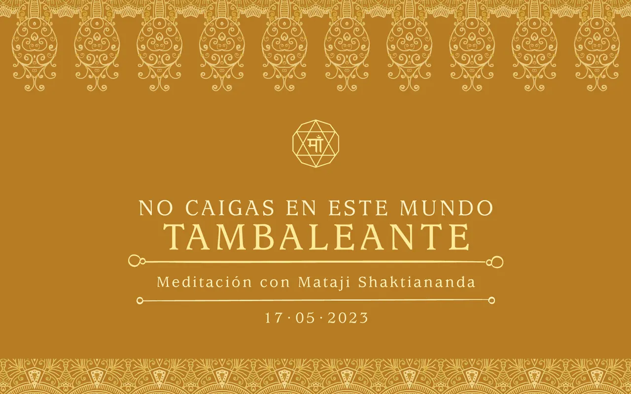 No caigas en este mundo tambaleante