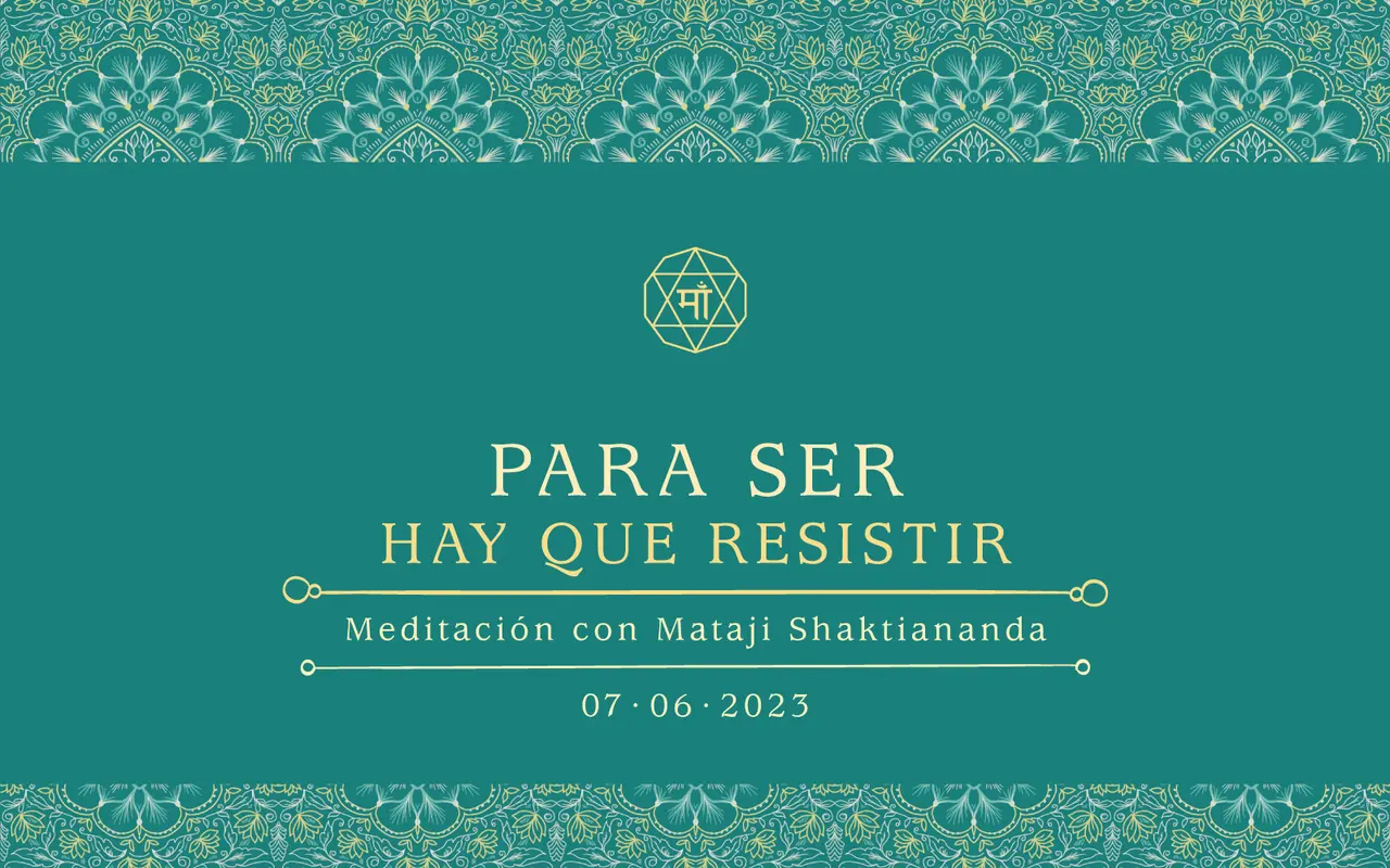 Para ser hay que resistir