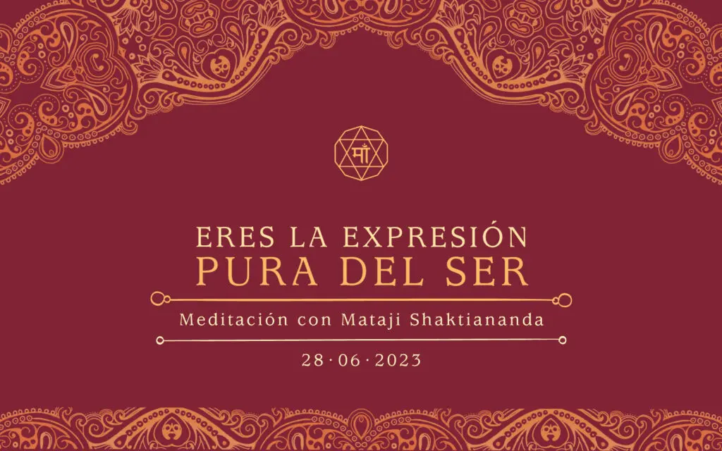 ERES LA EXPRESIÓN PURA DEL SER
