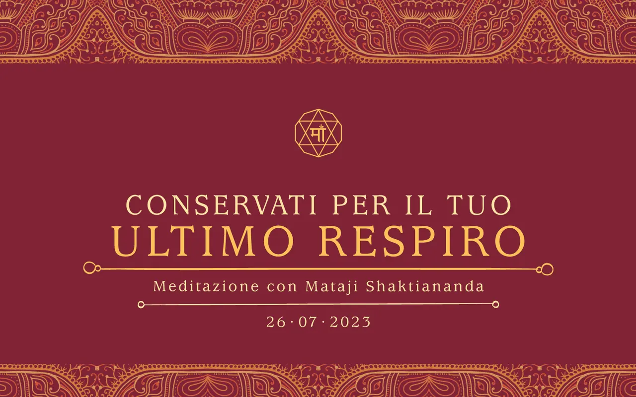 Conservati per il tuo ultimo respiro