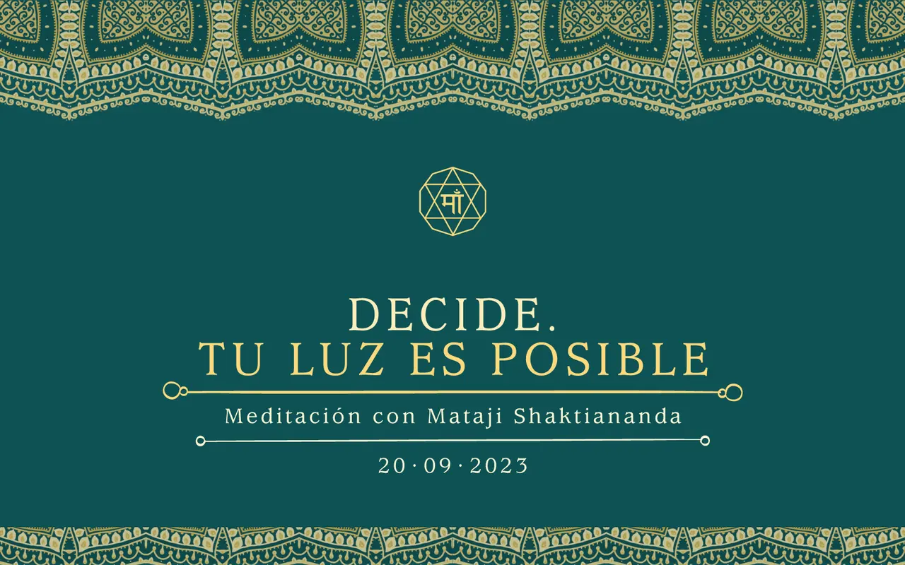 Decide. Tu luz es posible