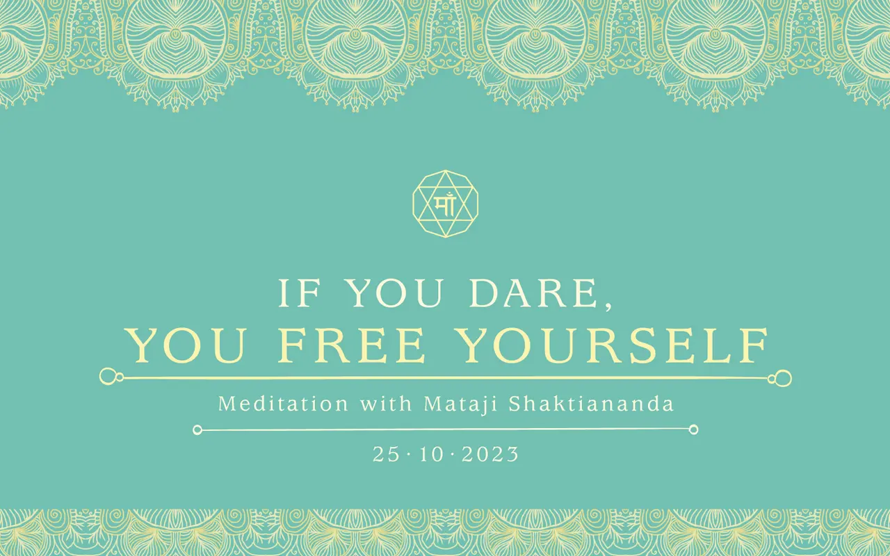 If you dare, you free yourself