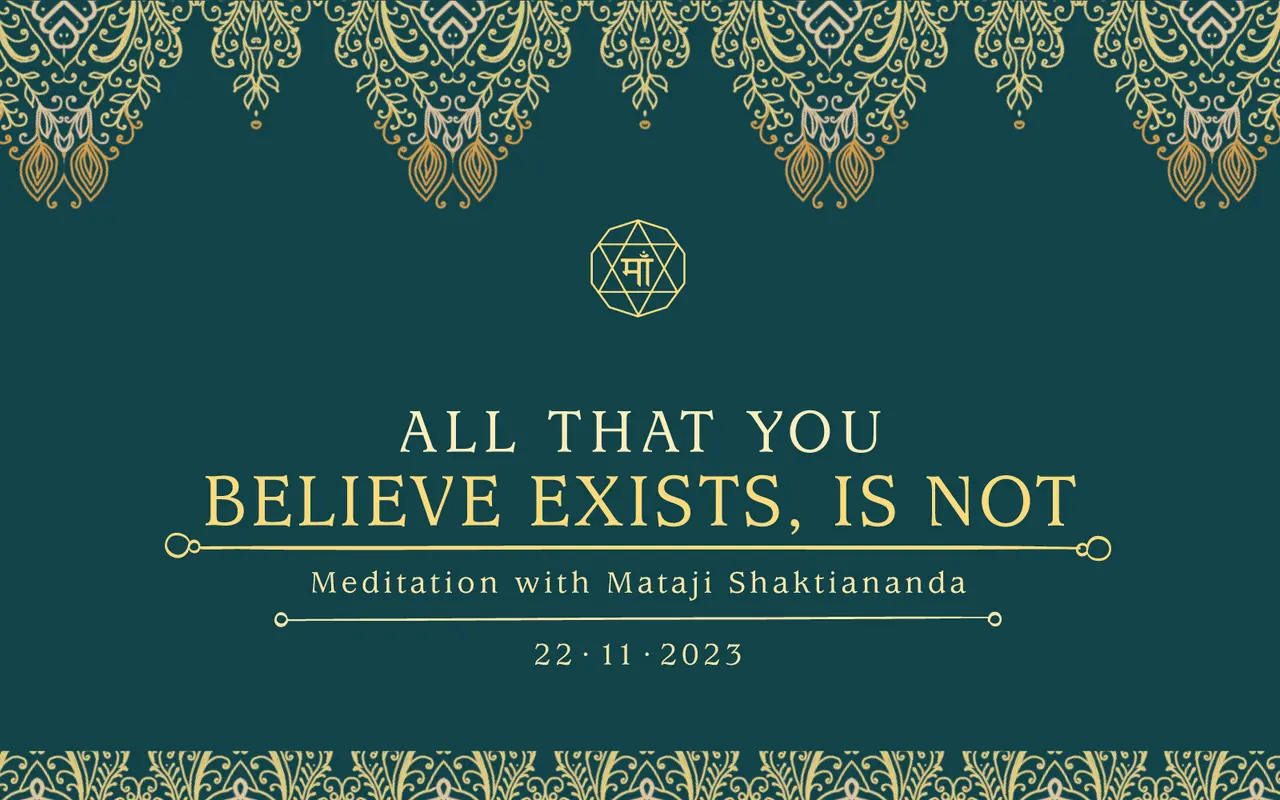 All That You Believe Exists, Is Not