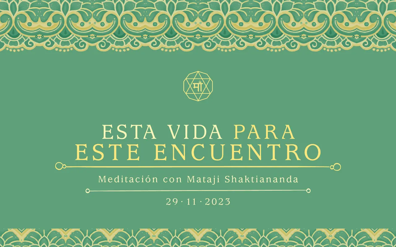 Esta vida para este encuentro