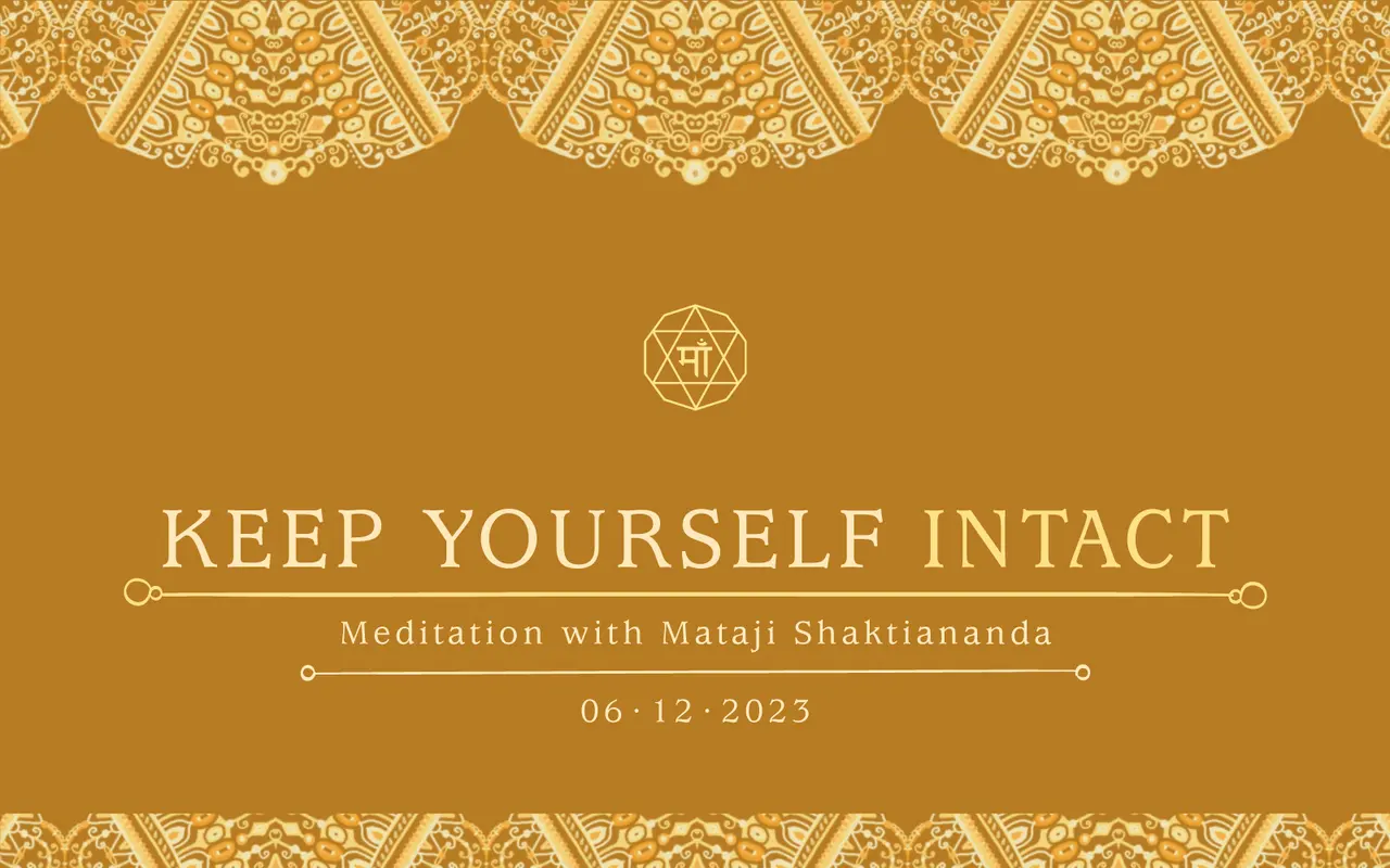 Keep Yourself Intact