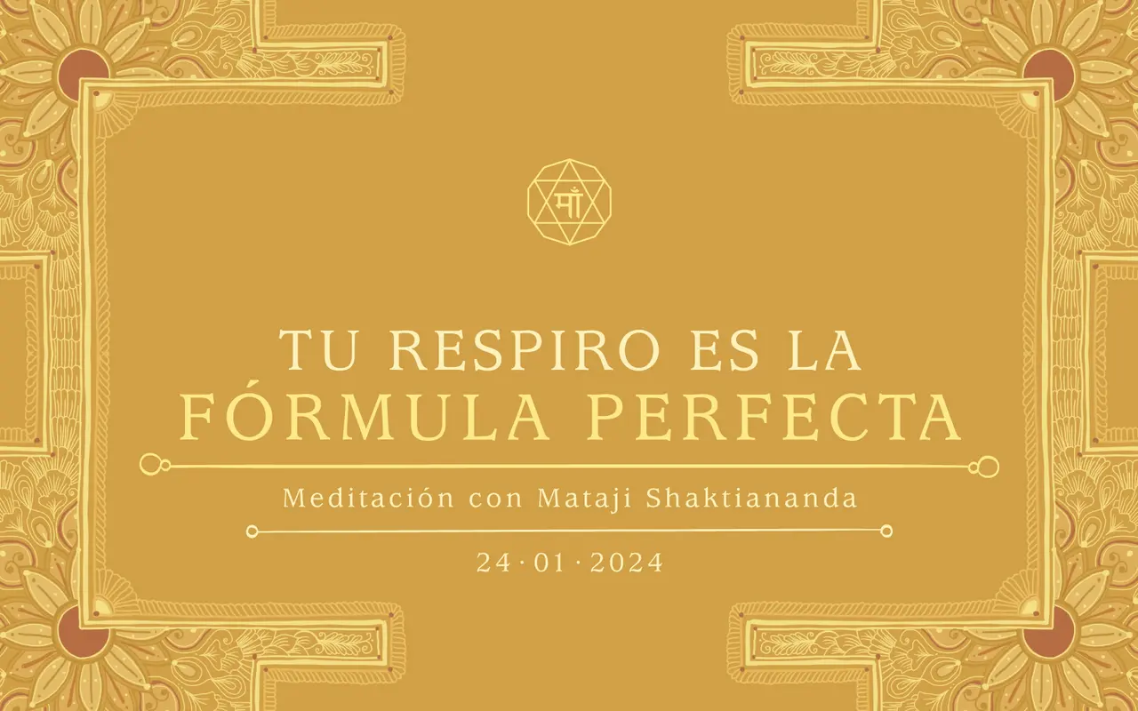 Tu respiro es la fórmula perfecta
