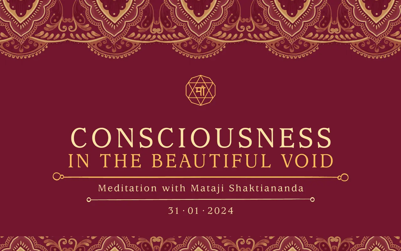 Consciousness in the Beautiful Void