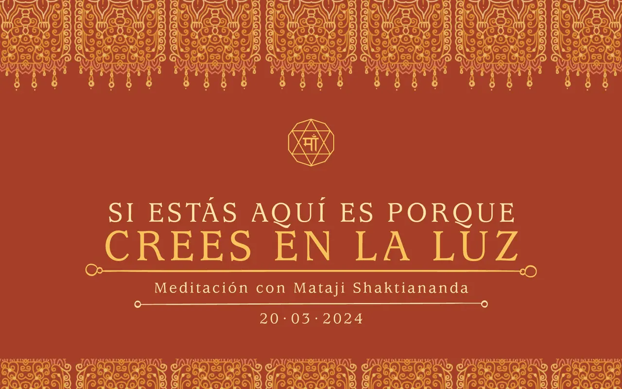Si estás aquí es porque crees en la luz
