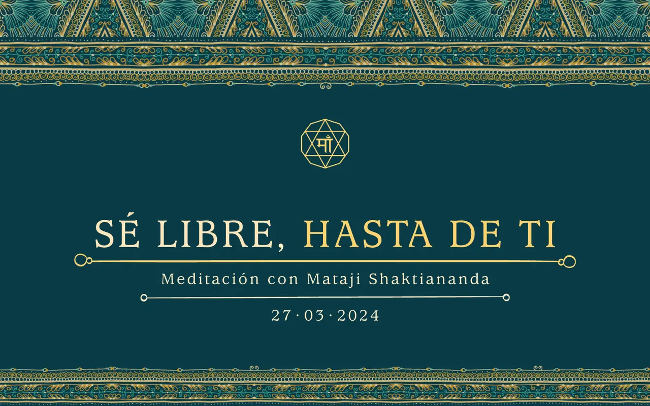 Sé libre, hasta de ti