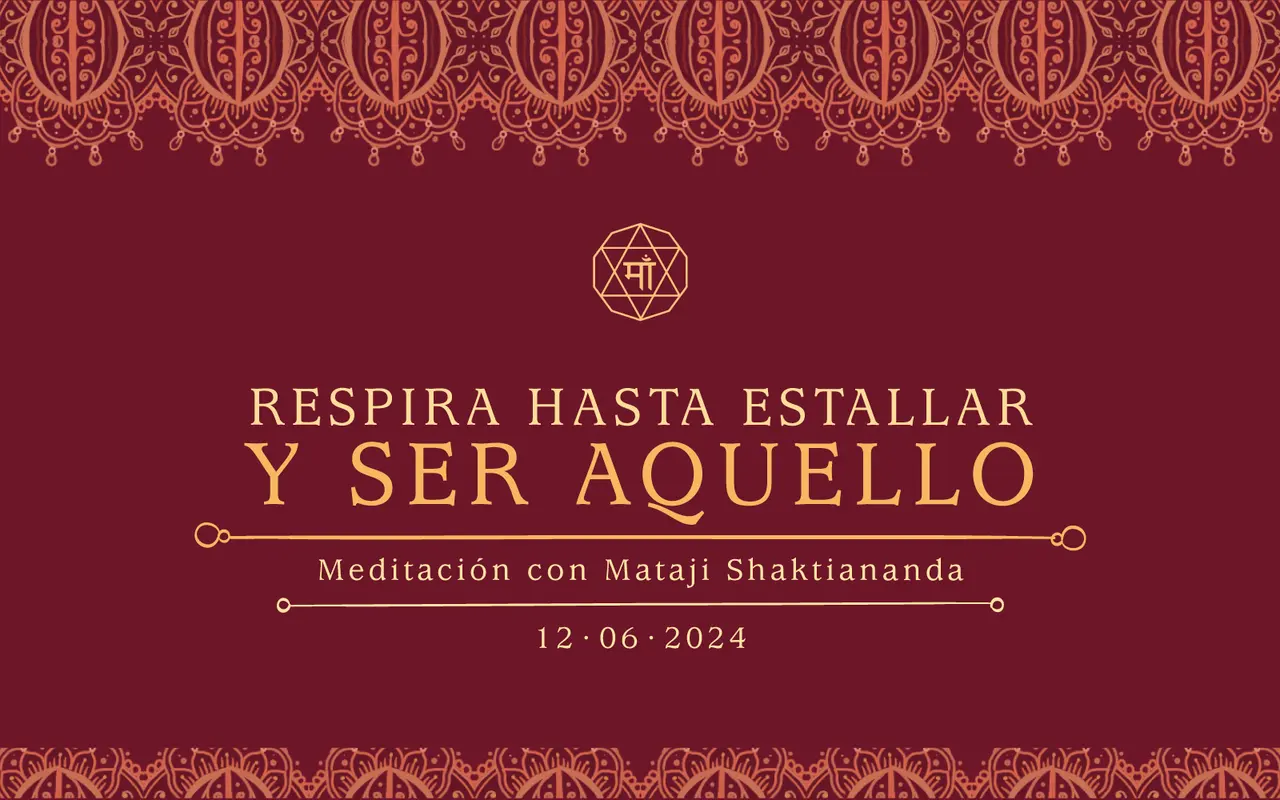 Respira hasta estallar y ser Aquello