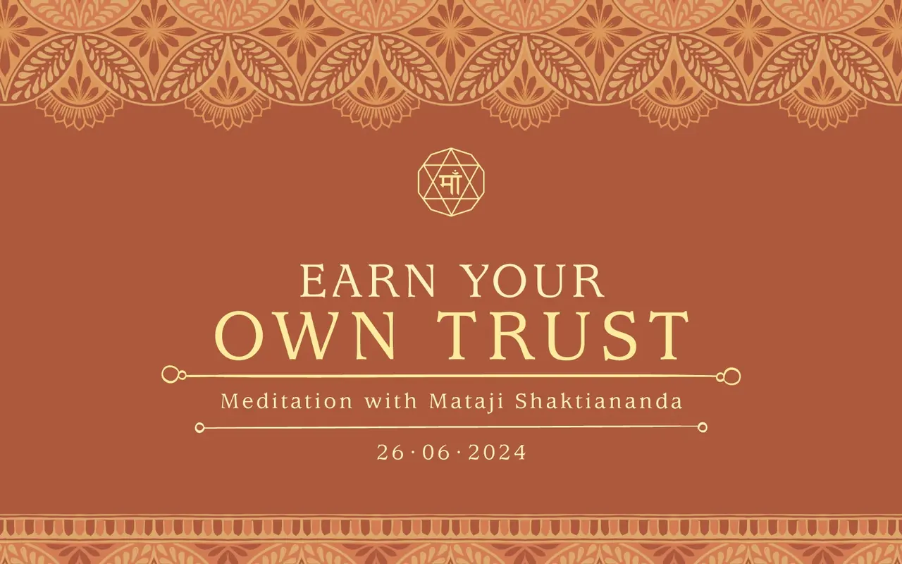 Earn Your Own Trust