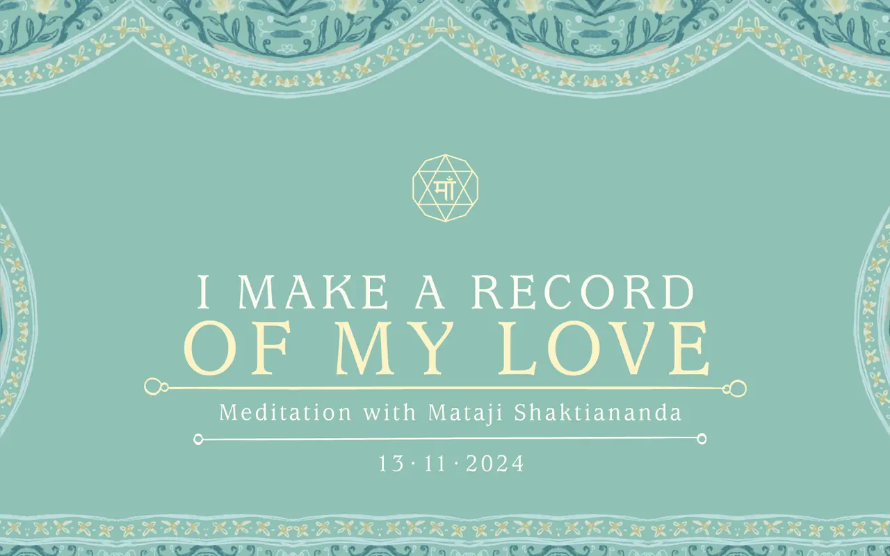 I Make a Record of My Love
