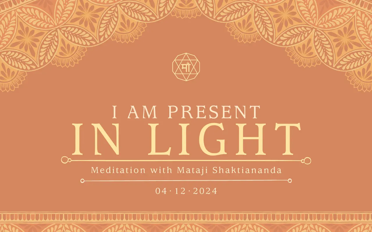 I am present in light