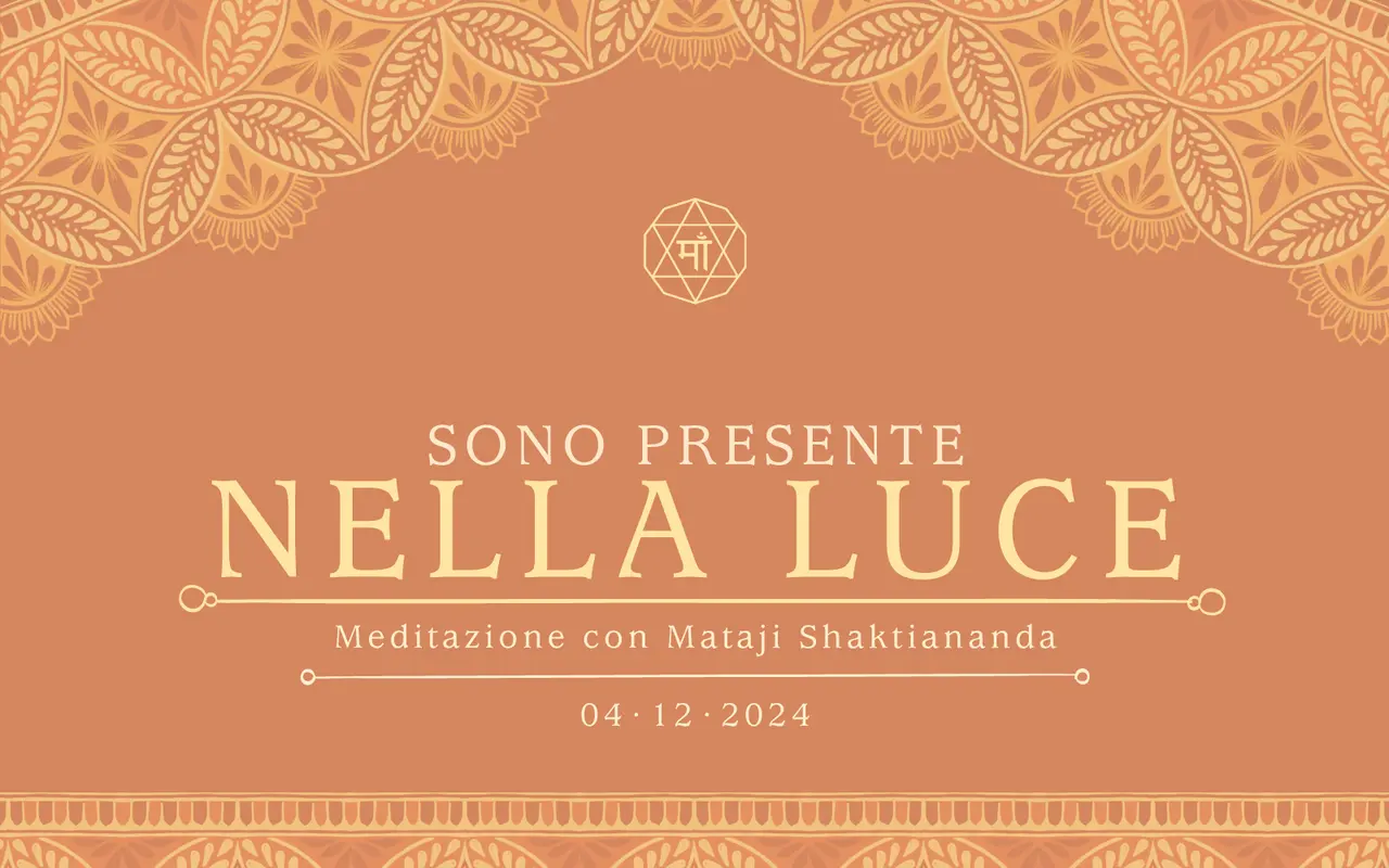 Sono presente nella luce