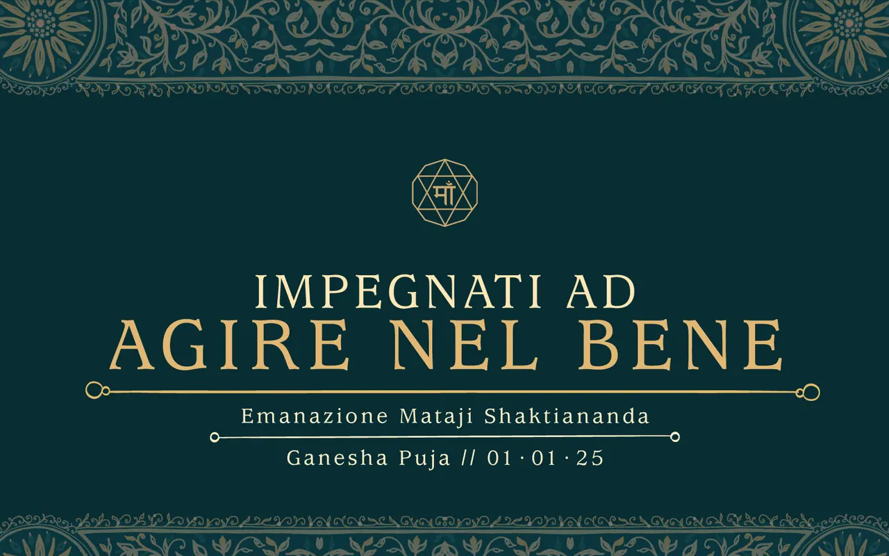 Impegnati ad agire nel bene