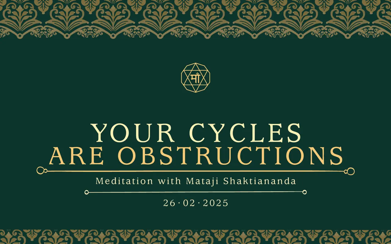Your Cycles Are Obstructions