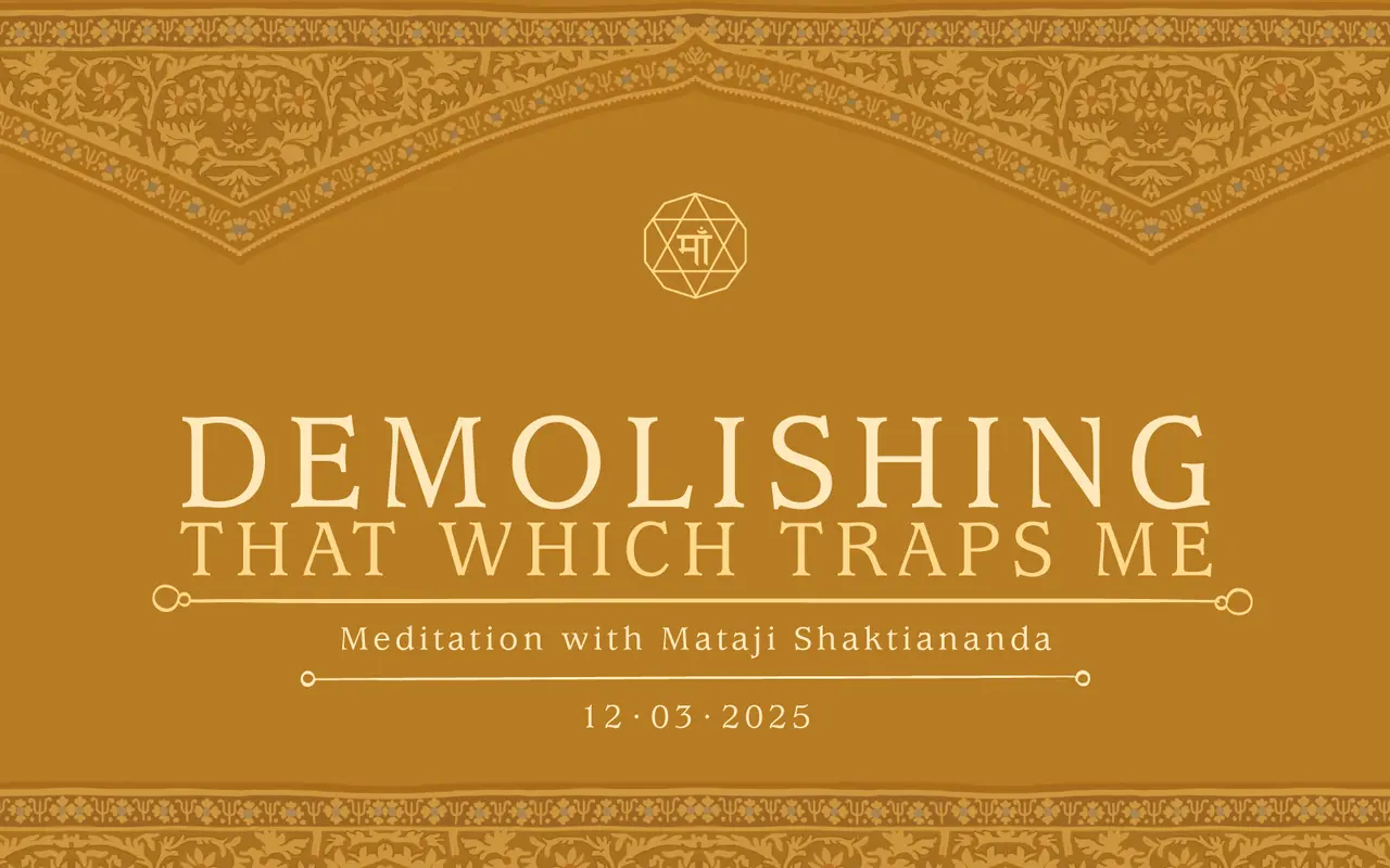 Demolishing That Which Traps Me