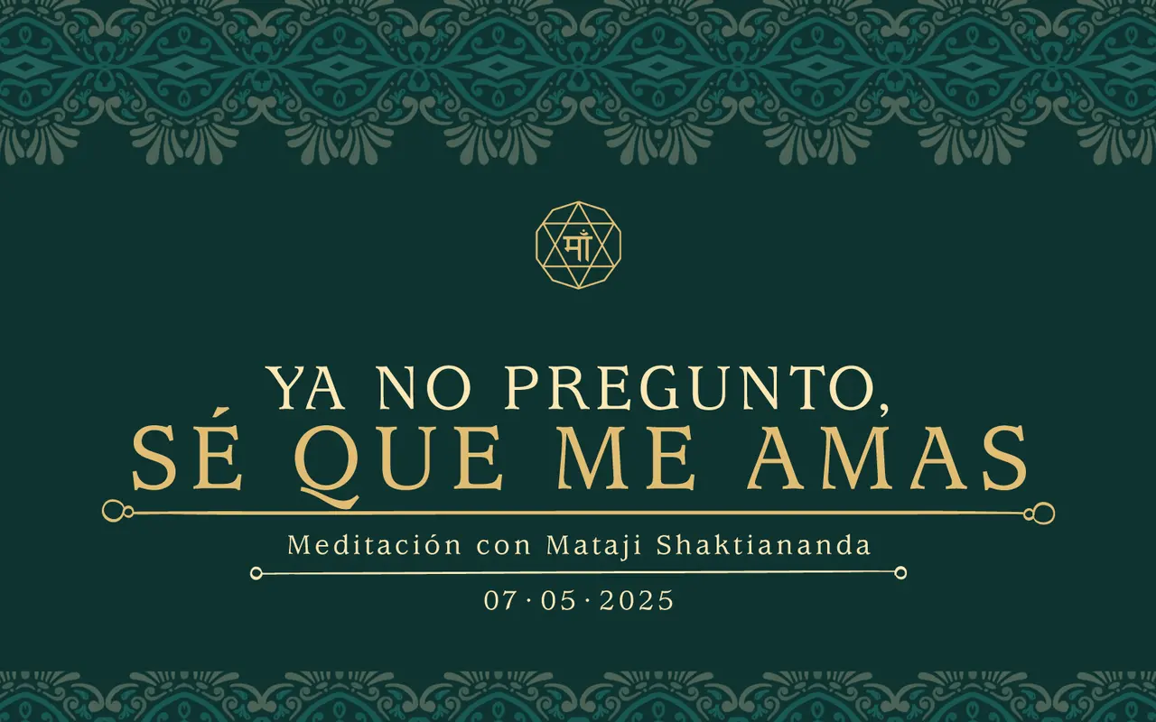 Ya no pregunto, sé que me amas