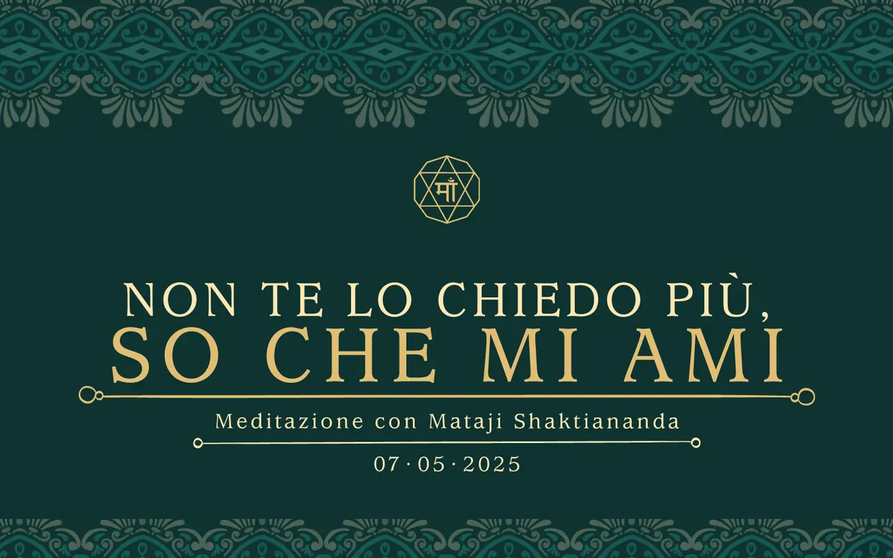 Non te lo chiedo più, so che mi ami