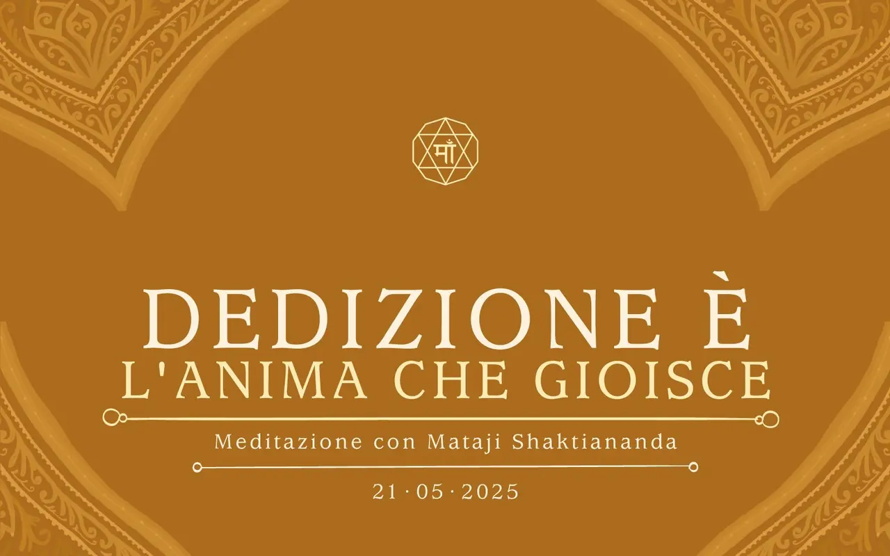 Dedizione è l’anima che gioisce