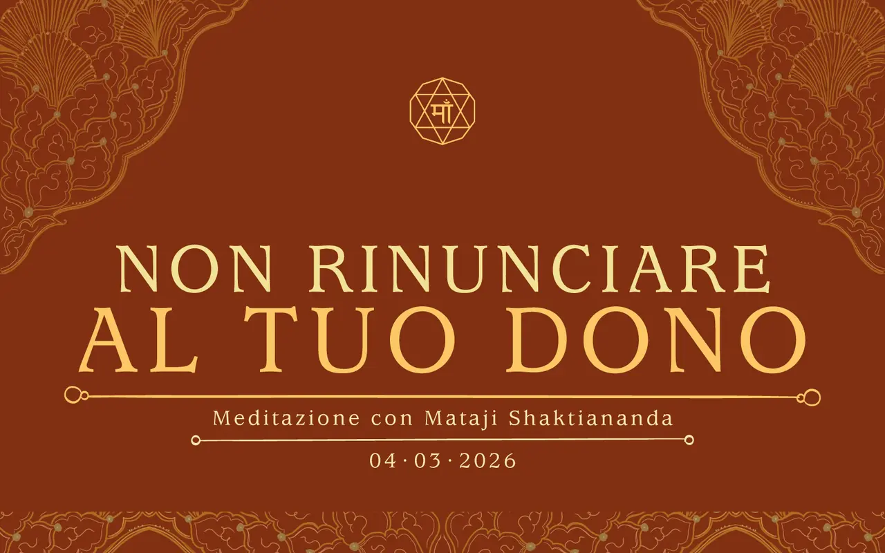 Non rinunciare al tuo dono