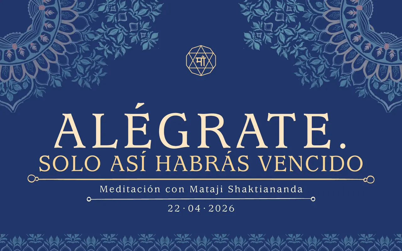 Alégrate. Solo así habrás vencido