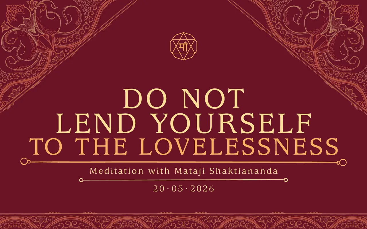 Do Not Lend Yourself to the Lovelessness