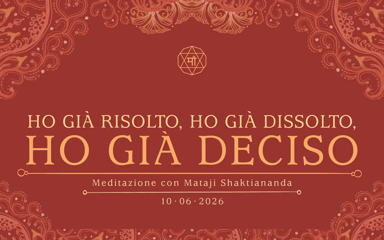 Ho già risolto, ho già dissolto, ho già deciso