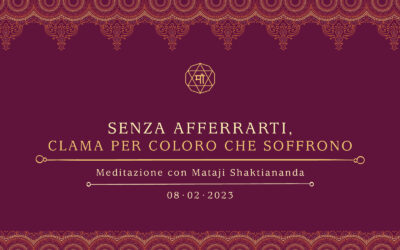 Senza afferrarti, clama per coloro che soffrono