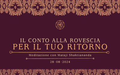 Il conto alla rovescia per il tuo ritorno